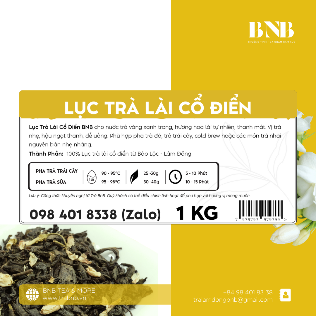 Lục Trà Lài  Cổ Điển BNB - 1 KG